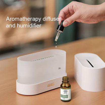 Aroma Diffuser I Air Humidifier I Essential Oil Flame Lamp